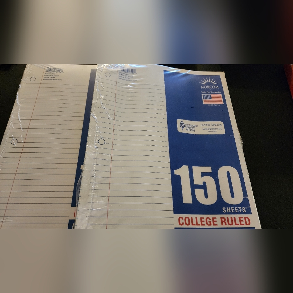 Binder notebook paper